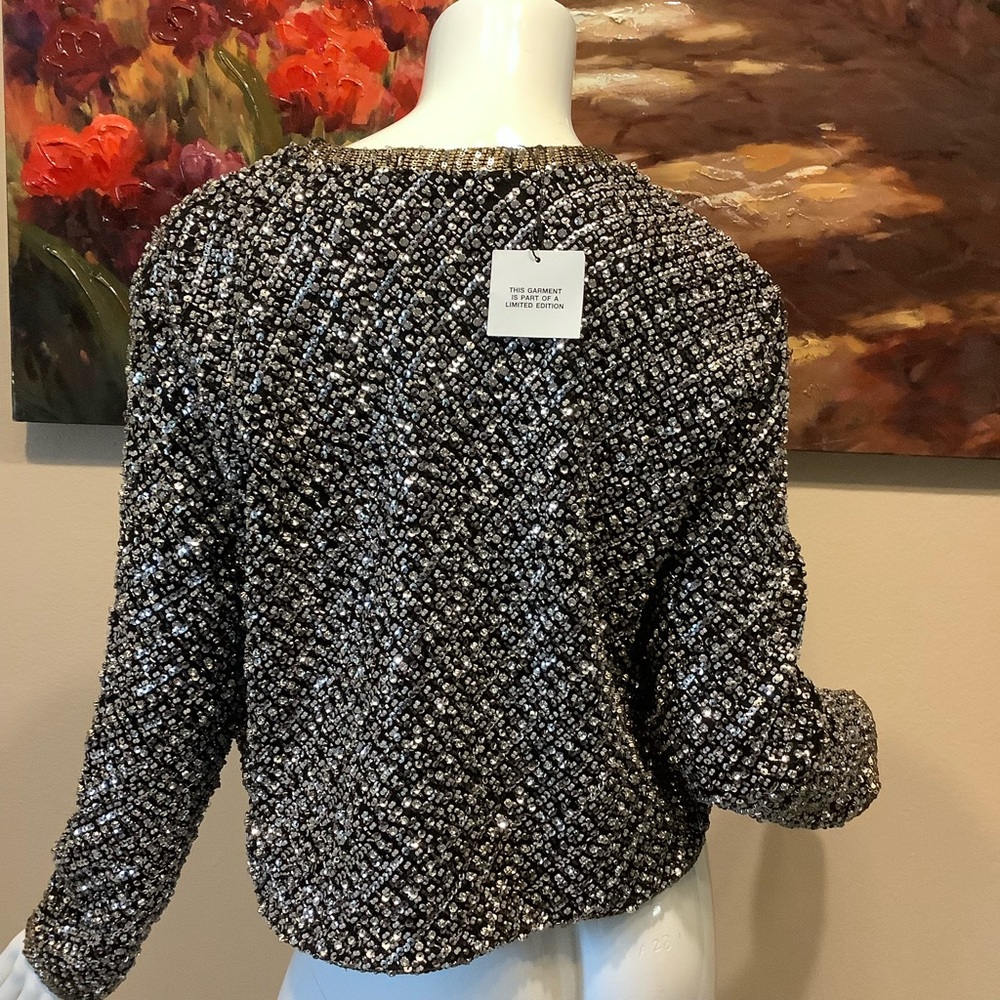 Zara Elegant Sequin Jacket Limited Edition - Picture 10 of 13